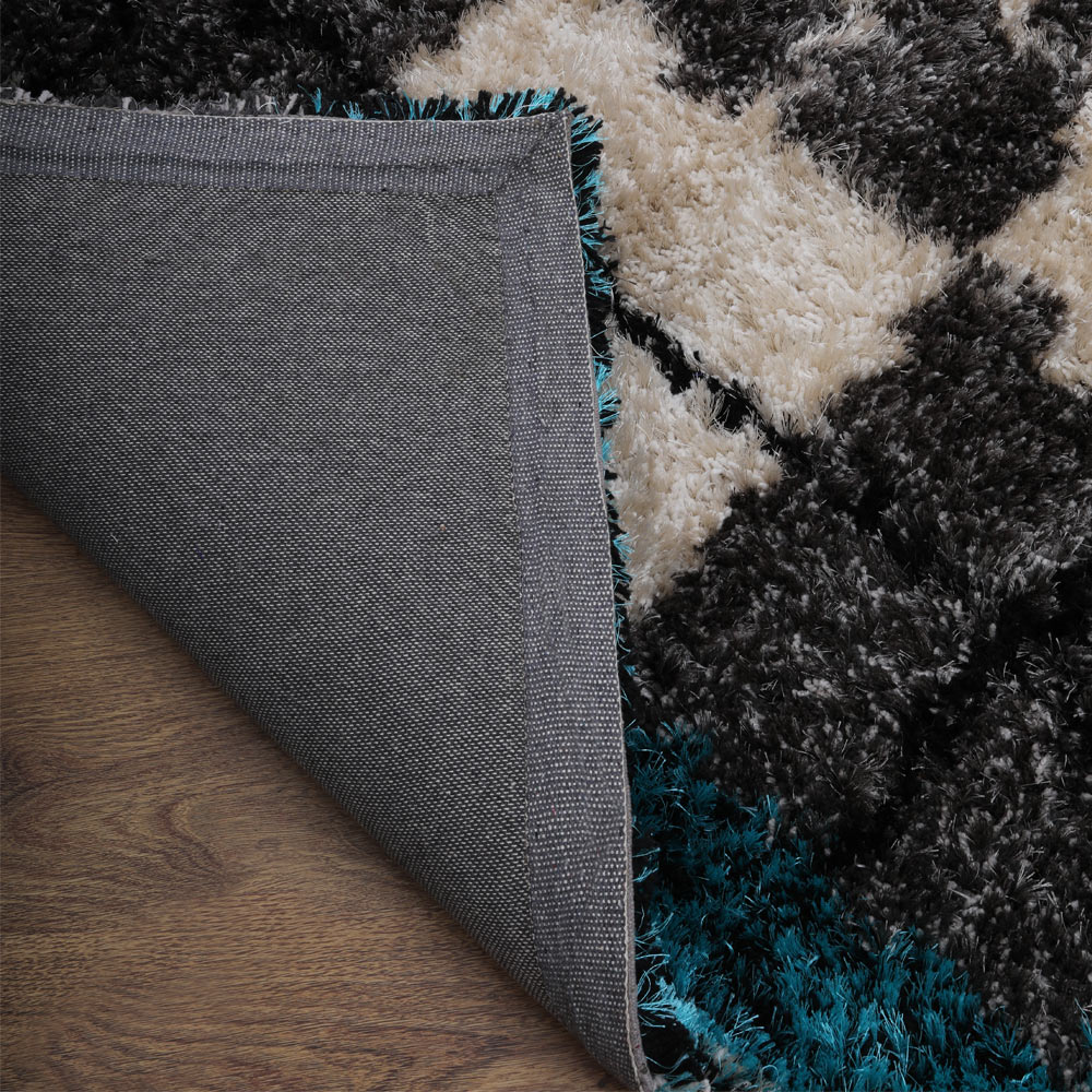 Facet Hand Tufted Rug - Premium Modern Geometric Area Rug for Living Room, Bedroom & Office - Soft & Durable Home Decor