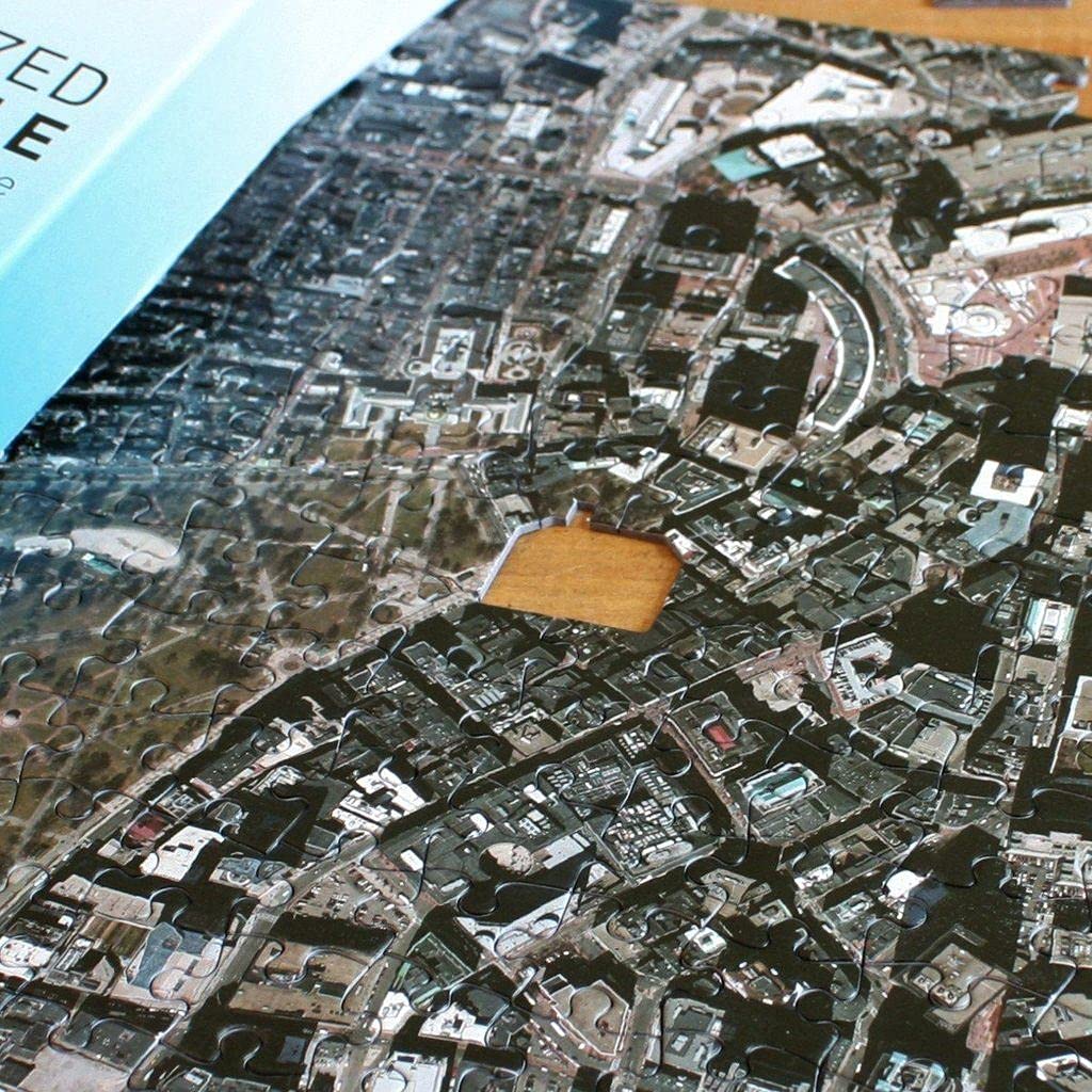 Custom Aerial Map Jigsaw Puzzle - 400 Piece Personalized Housewarming Gift for Puzzle Lovers | Unique New Home Decor & First Home Keepsake | Perfect for Family Game Nights & Home Decor Display