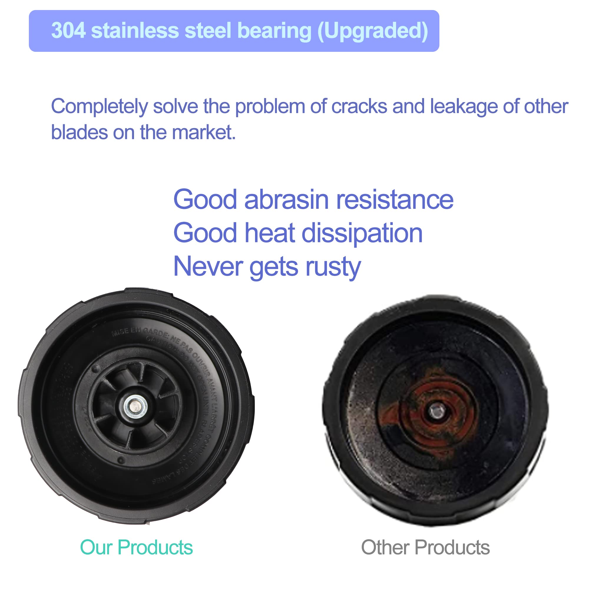 Original Title: 6-Fin Ninja Blender Blade Replacement Parts Female Fins Blade Compatible with Ninja Auto iQ BL450 Blenders   Optimized Title: Ninja BL450 Blender Replacement Blade - 6-Fin Female Fins Compatible with Ninja Auto iQ BL450 Series - Perfect for Smoothies, Shakes & Food Prep