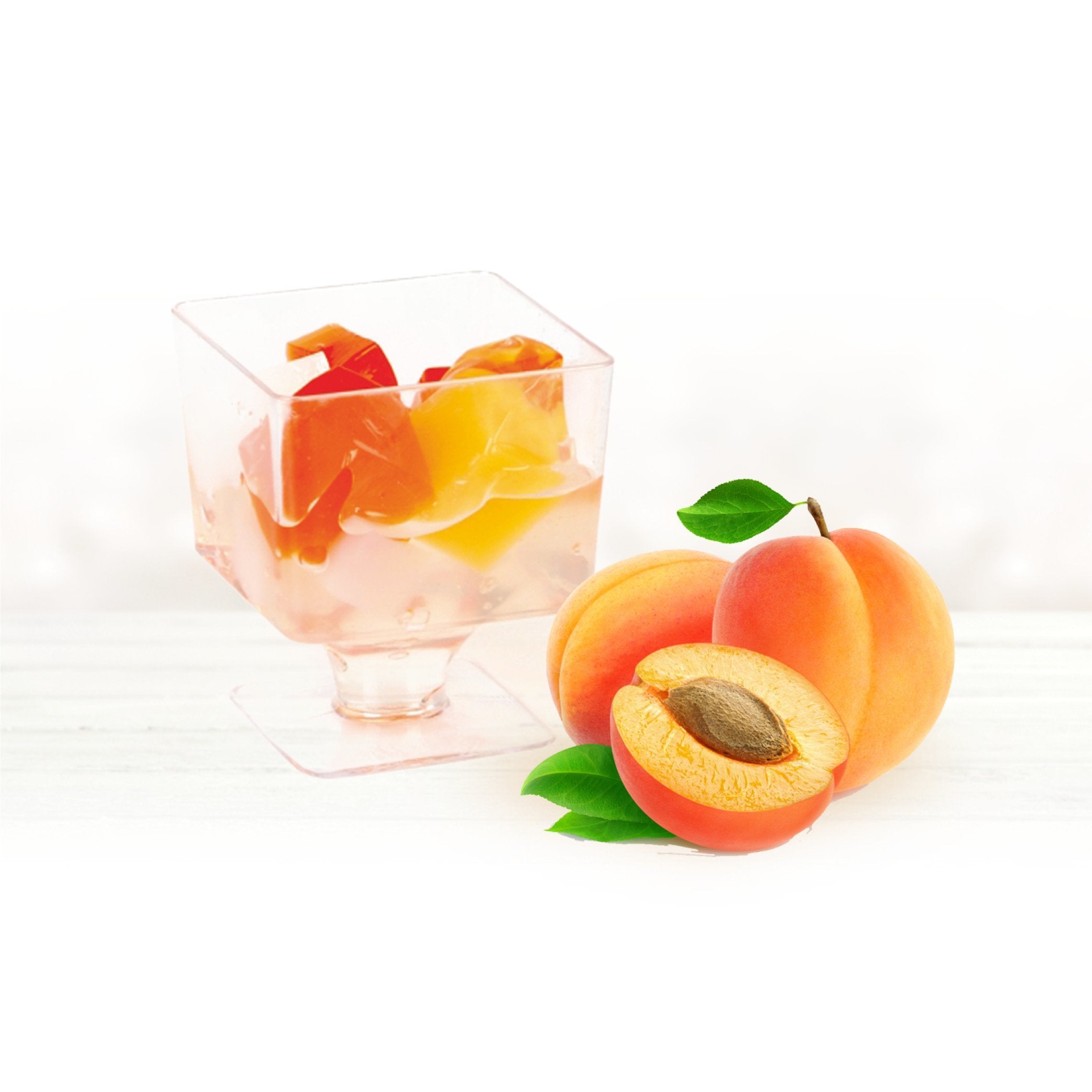 2 oz. Clear Plastic Mini Square Mousse Cups - 10 Pack | Perfect for Desserts, Party Favors & Food Sampling | BPA-Free Disposable Containers for Catering, Bakery & Home Use