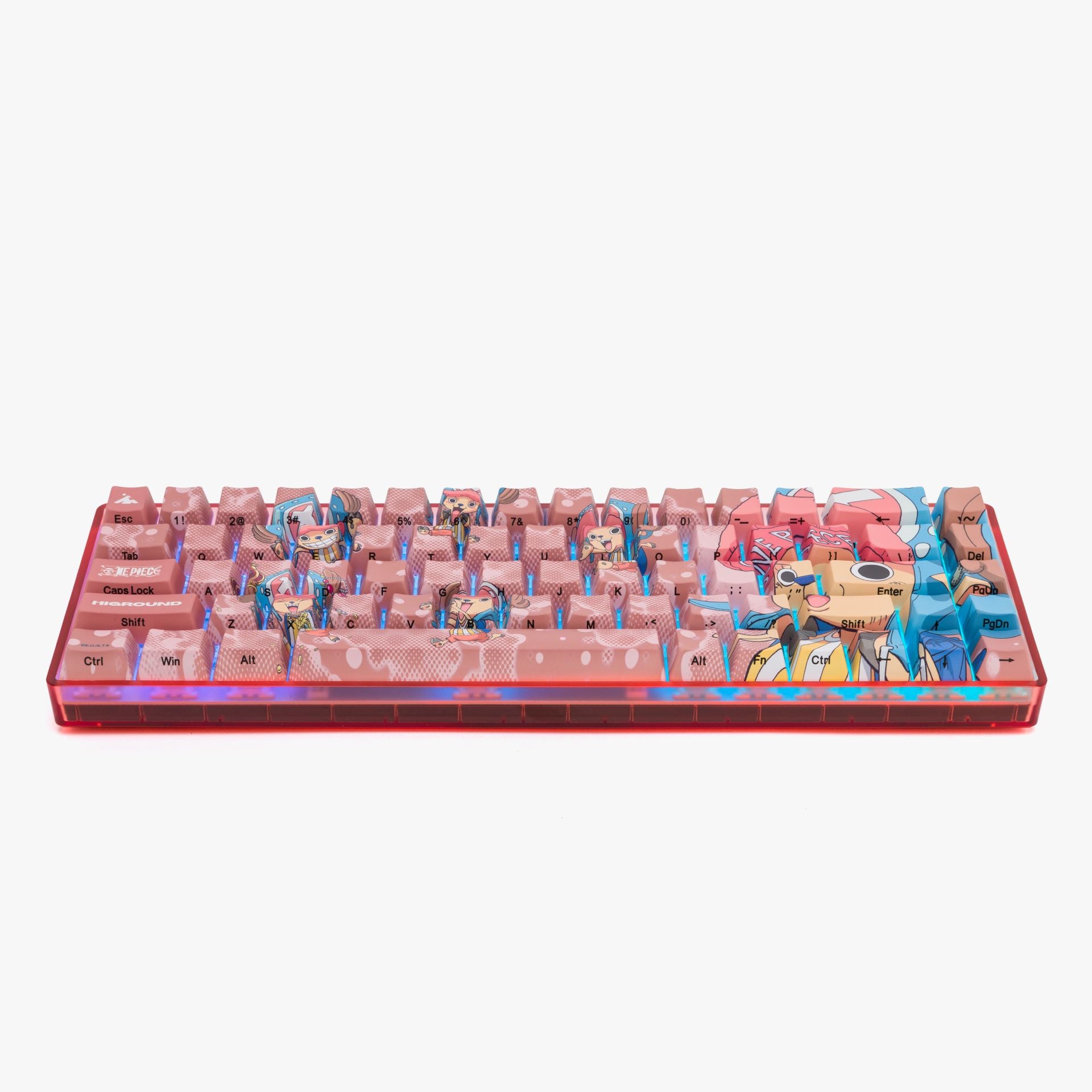 One Piece x HG Basecamp 65HE Mechanical Keyboard - Chopper Edition | Anime Gaming Keyboard for PC & Mac | Perfect for Anime Fans & Typing Enthusiasts
