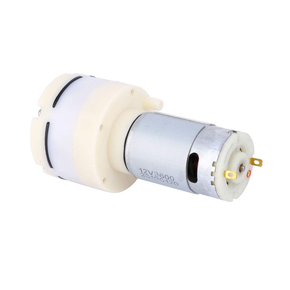 12V DC Air Vacuum Pump - 15L/min High Flow for Small Appliances, Air Compressors & Lab Equipment | Durable & Long Service Life | Ideal for DIY Projects, HVAC Systems & Scientific Experiments