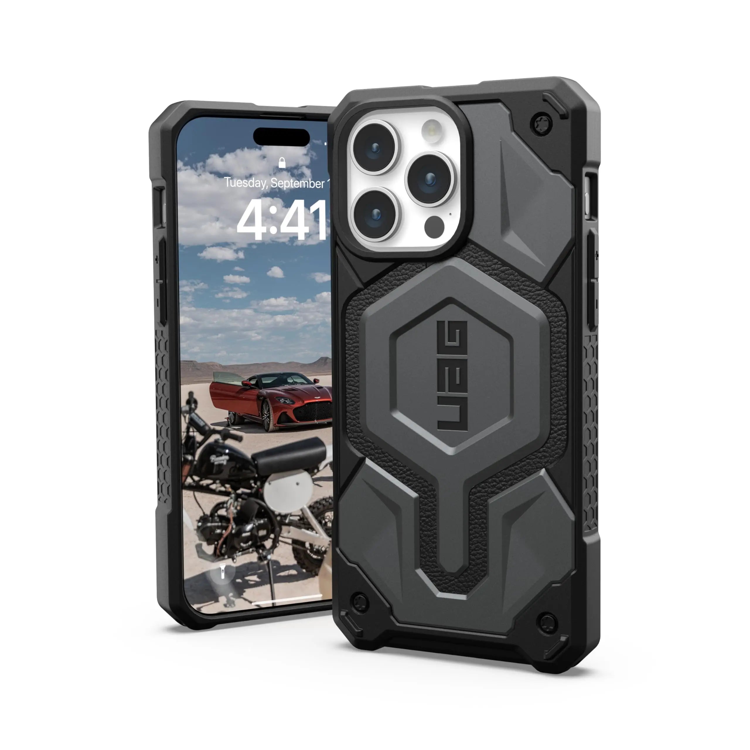 iPhone 16 Pro Case - UAG Monarch Pro Kevlar Rugged Protective Cover | Military Drop Tested | Shockproof & Scratch Resistant | Perfect for Outdoor Adventures, Travel & Daily Use