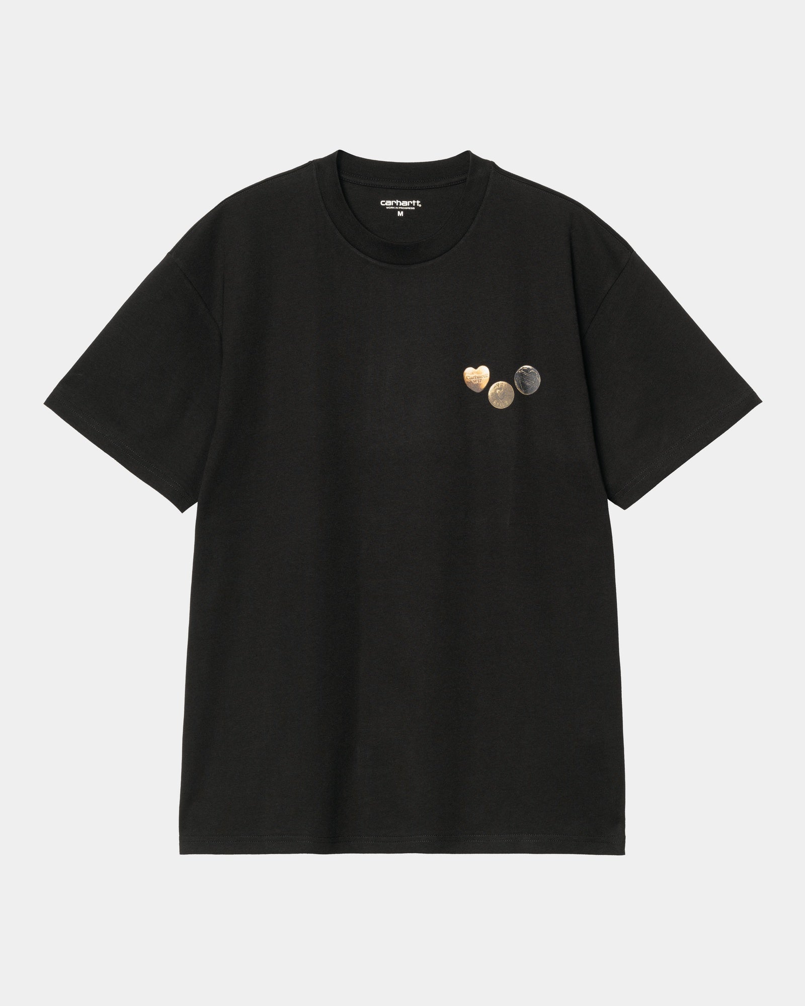 Button T-Shirt for Men & Women | Classic Black Cotton Tee - Casual Wear, Layering & Everyday Outfits