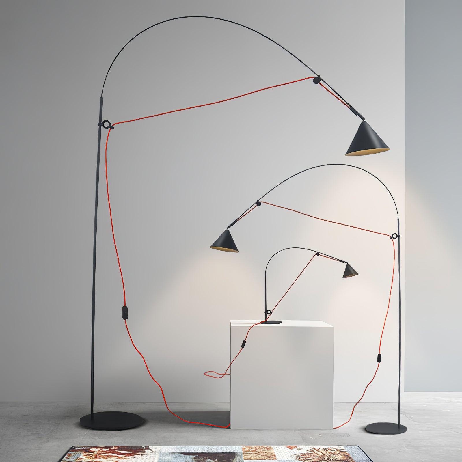 Ensure Black Table Lamp - Modern LED Desk Light for Home Office, Bedroom & Study - Perfect for Reading, Working & Decor