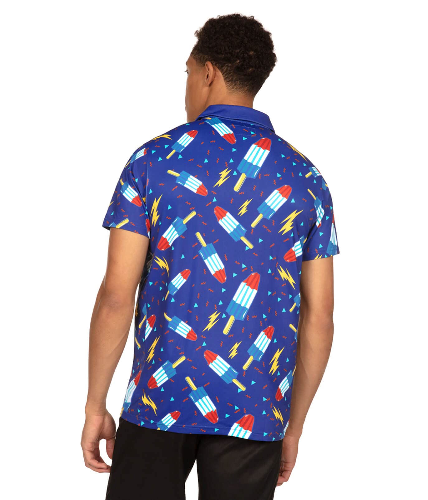 Performance Athletic Fit Men's Golf Polo Shirts - Moisture Wicking Stretch Fabric by Tipsy Elves | Perfect for Golf Courses, Casual Wear & Outdoor Activities
