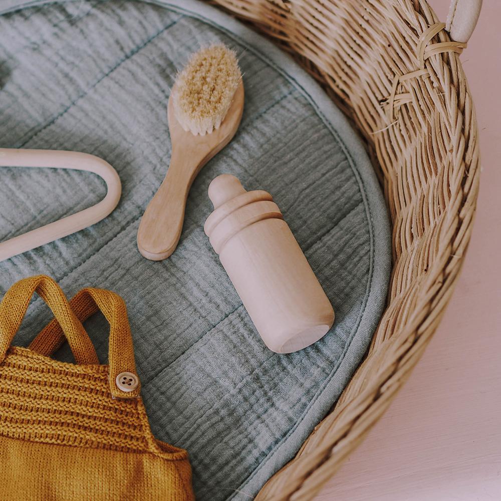 Dinkum Dolls Hair Brush Set - Soft Bristle Detangling Brush for Kids & Adults - Perfect for Gentle Styling, Detangling, and Daily Hair Care at Home or On the Go