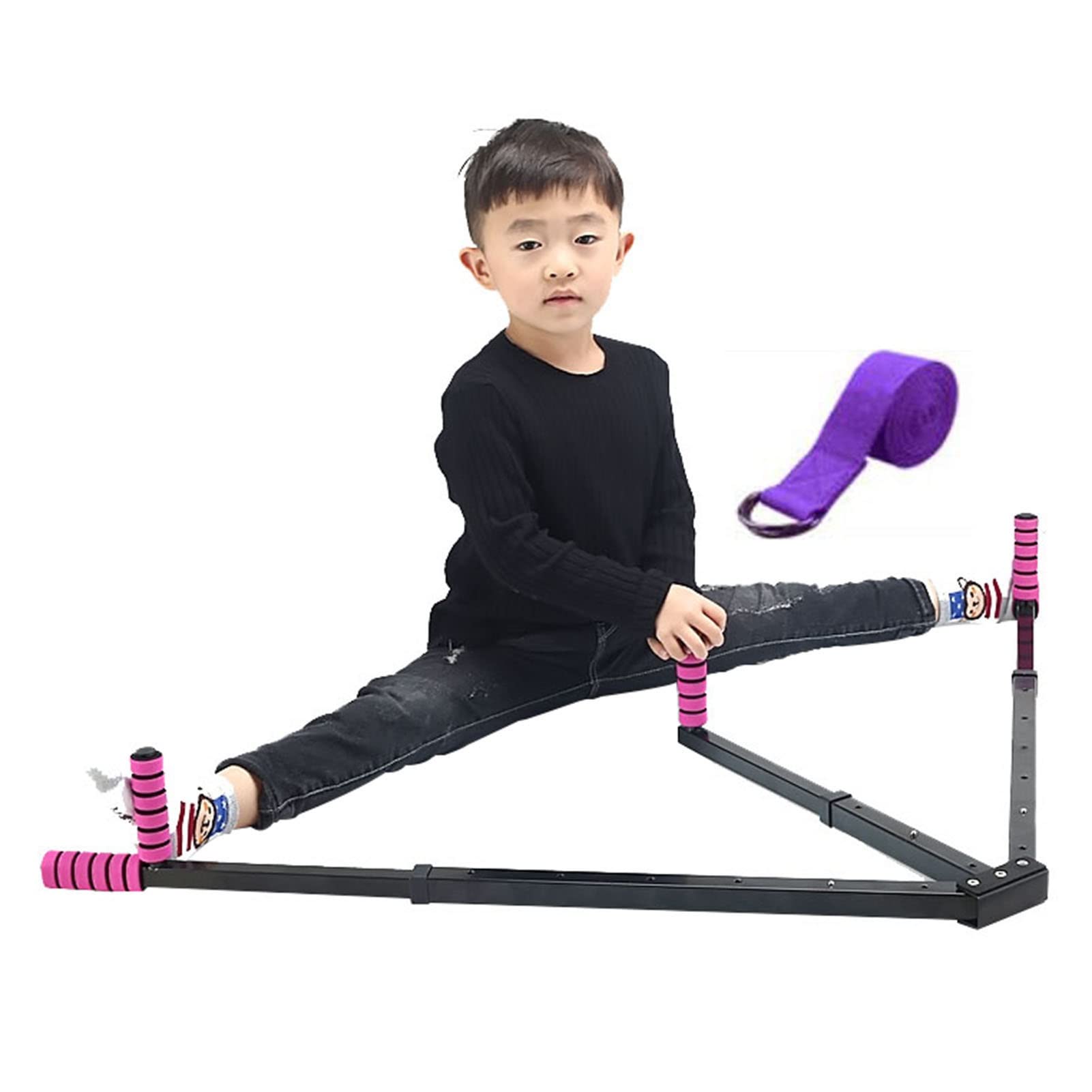 Adjustable Leg Stretcher Machine for Home Gym - 46.9in Flexibility Trainer with 180° Extension for Strength Training, Dance, Gymnastics & Fitness | Improve Splits, Stretch Ligaments & Enhance Flexibility (Ideal for Yoga, Pilates, Ballet & Martial Arts Training)