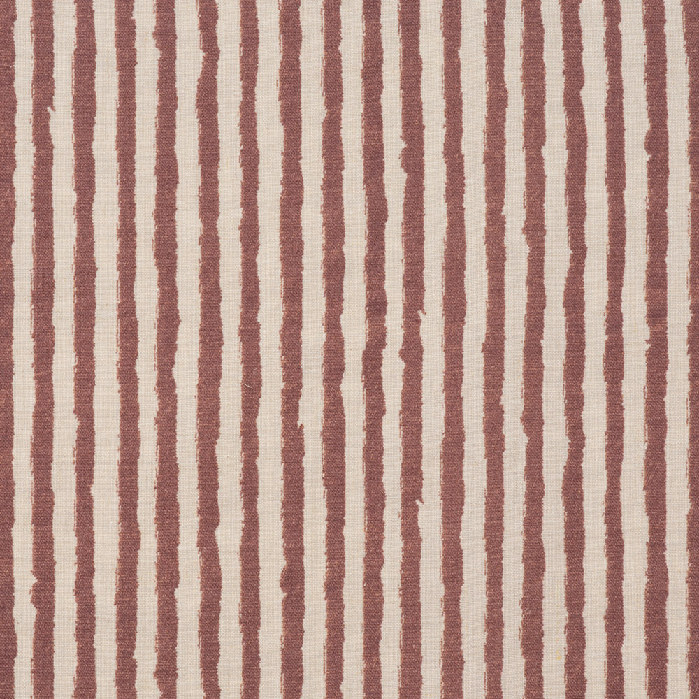 Waverley Stripe Linen Fabric Samples - Merlot Red Color - Perfect for Home Decor, Upholstery & DIY Sewing Projects