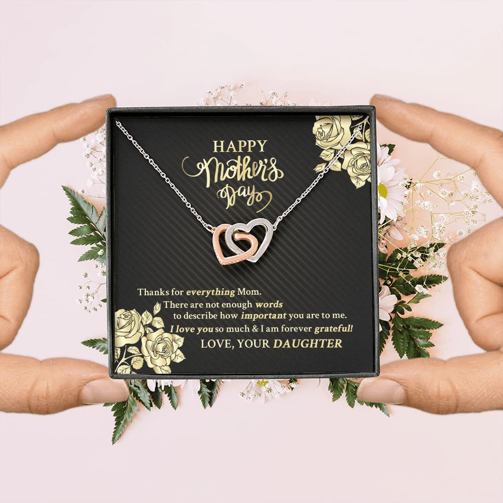 Mom Pendant Necklace - Heartfelt Gift for Mother's Day