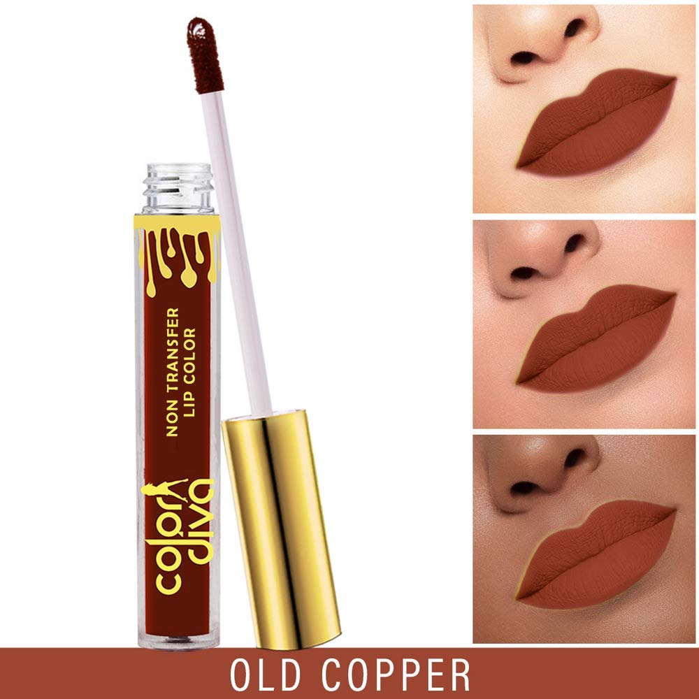COLOR DIVA Waterproof Eyeliner, Mascara, Sindoor & Liquid Lipstick Set - 6ml (Pack of 4) | Long-Lasting Makeup for Parties, Weddings & Daily Wear | Smudge-Proof & Water-Resistant Cosmetics