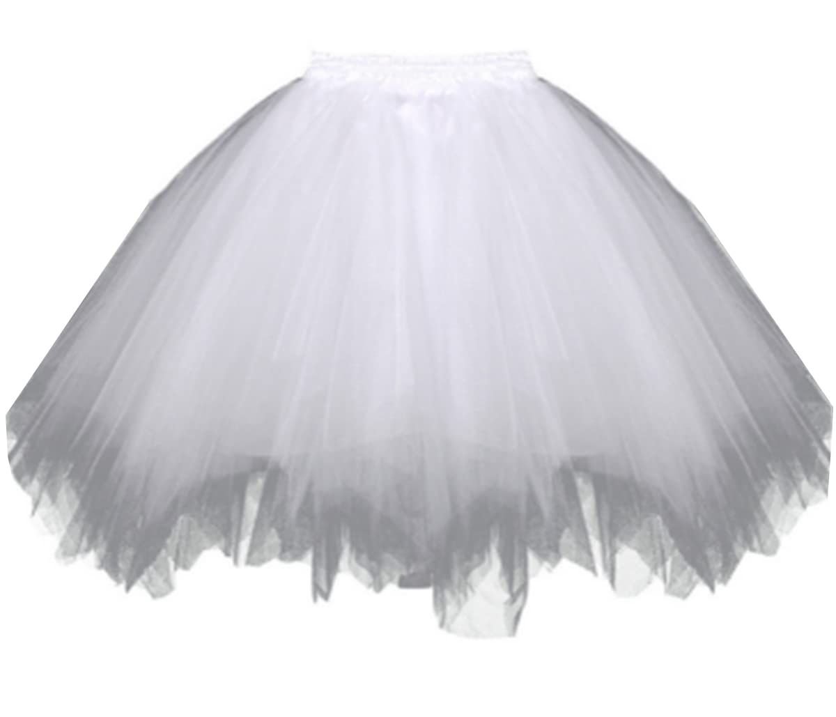 Smile Fish Women's 80s Tutu Skirt - Tulle Costume Skirt for Halloween & Cosplay - Plus Size Dance Skirt for Parties, Performances & Photo Shoots