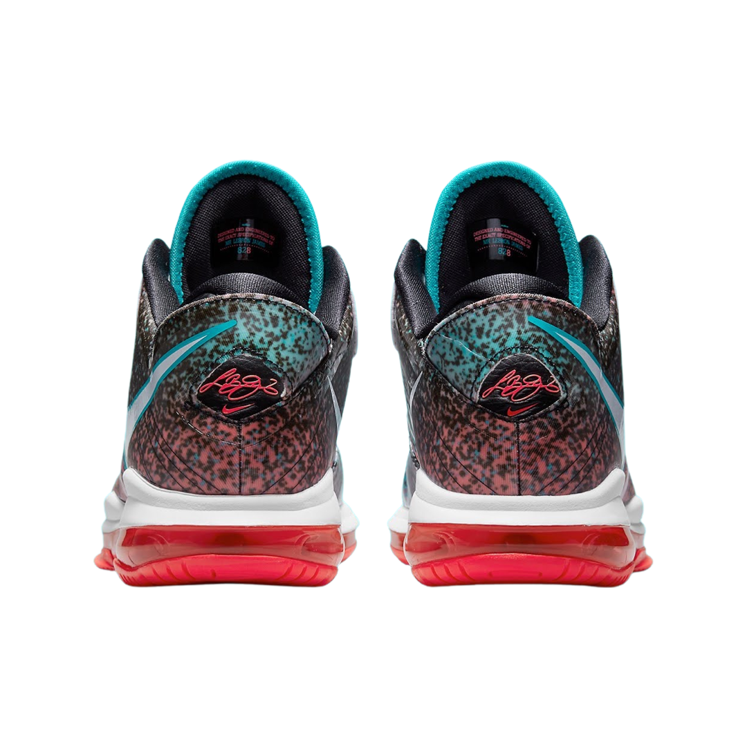 Nike LeBron 8 V2 Low Basketball Shoes - Miami Nights Colorway for Men | Performance Sneakers for Basketball & Casual Wear