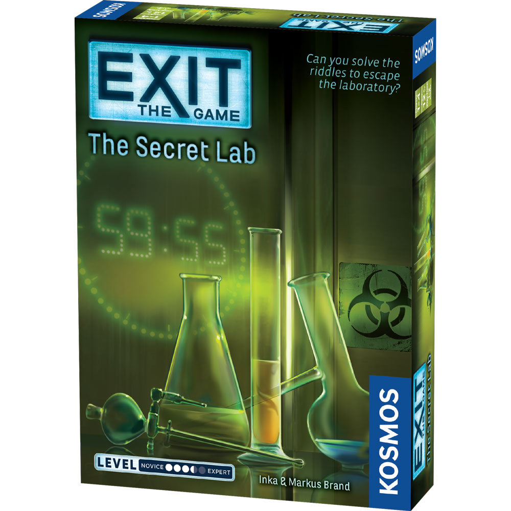 EXIT: The Secret Lab - Escape Room Board Game for Adults & Teens | Mystery Puzzle Adventure for Family Game Night & Parties | Perfect for Team Building & Brain Teasers