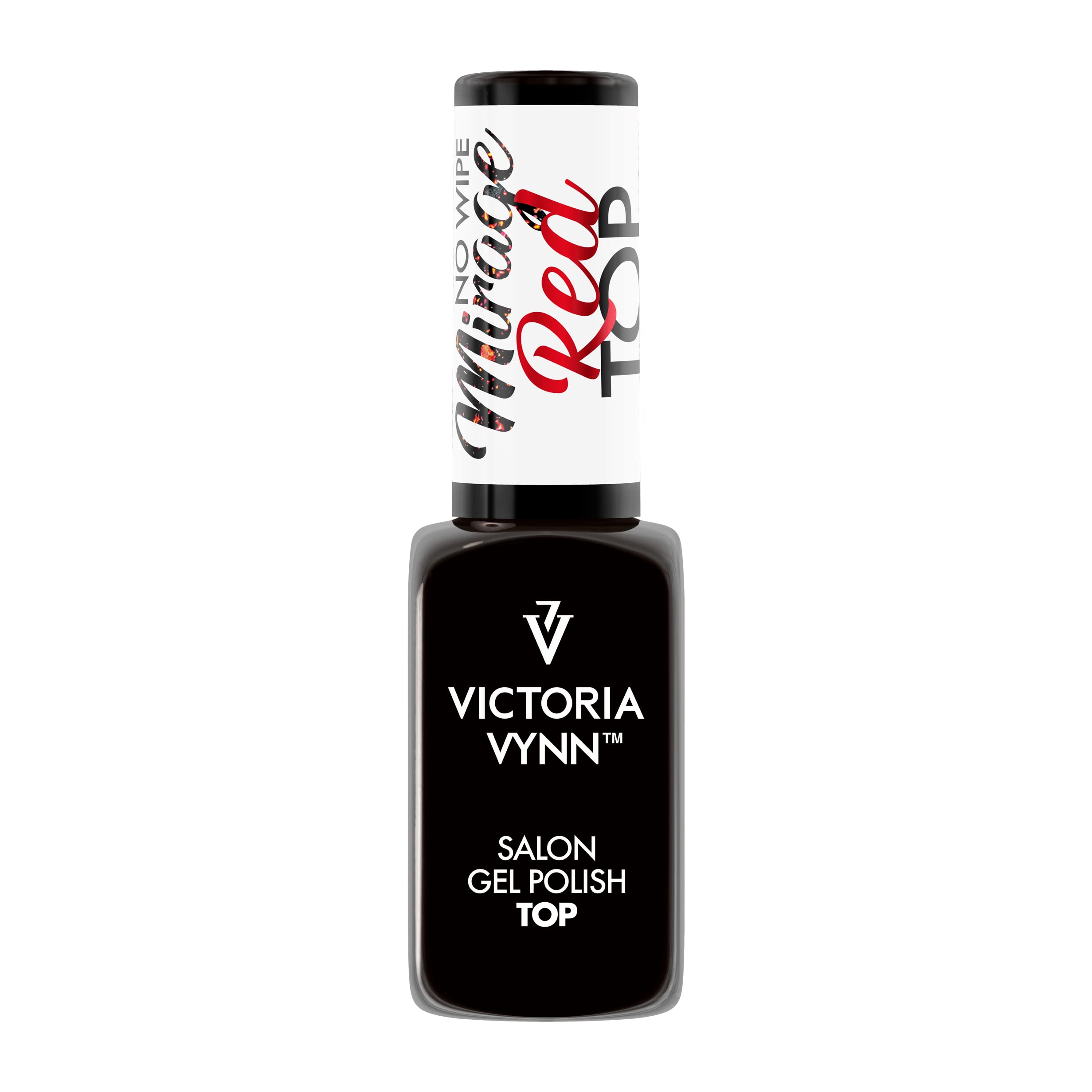 Victoria Vynn GEL POLISH Top Coat - Red Mirage No Wipe UV LED Gel Nail Polish (8ml) - Long-Lasting Shine for Manicures & Pedicures