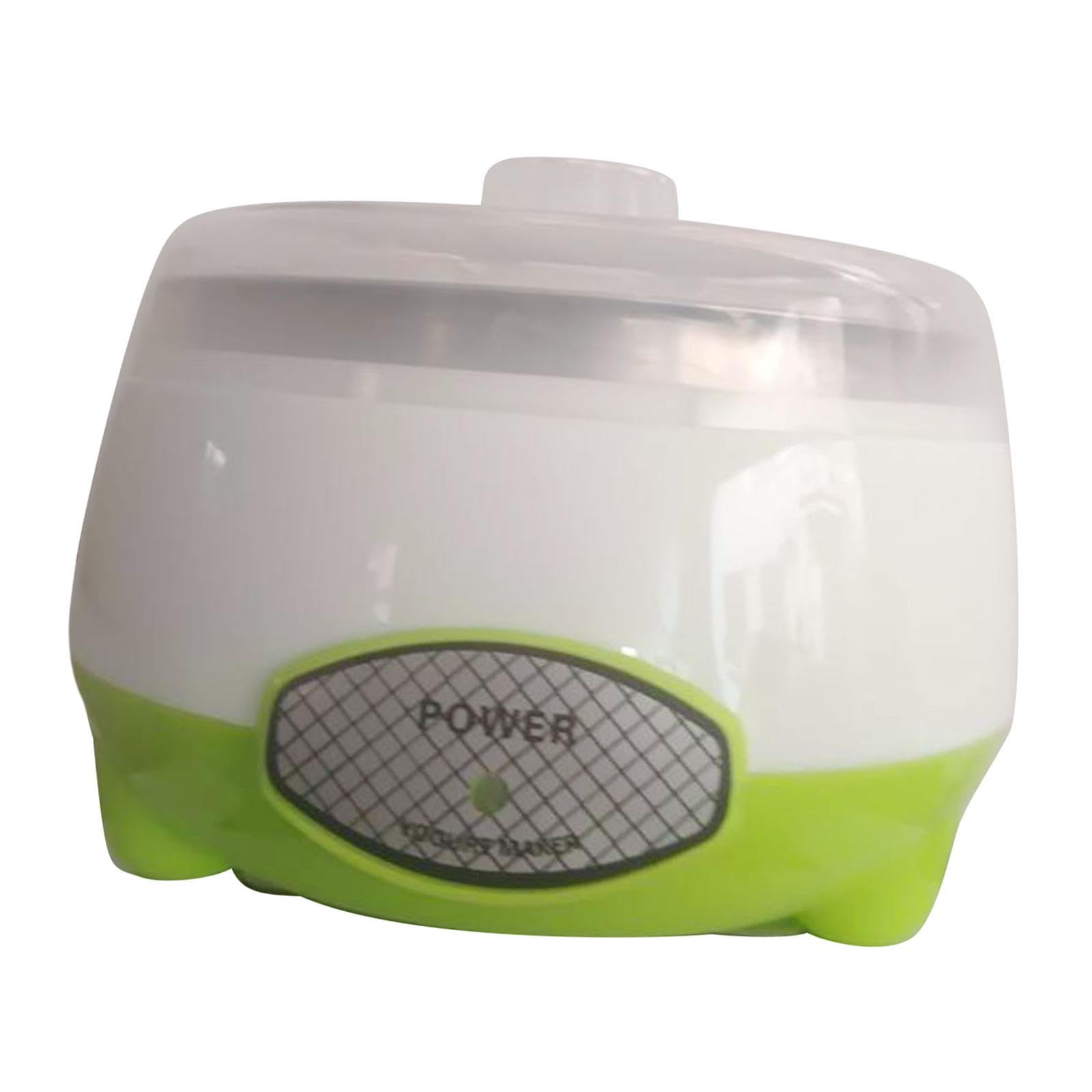 KLK CMS Small Yogurt Maker - Mini Automatic Yogurt Machine with Constant Temperature Control, Green PP Liner - Perfect Homemade Yogurt Maker for Women & Men (Great Gift Idea for Home Kitchen, Dorm, Office)