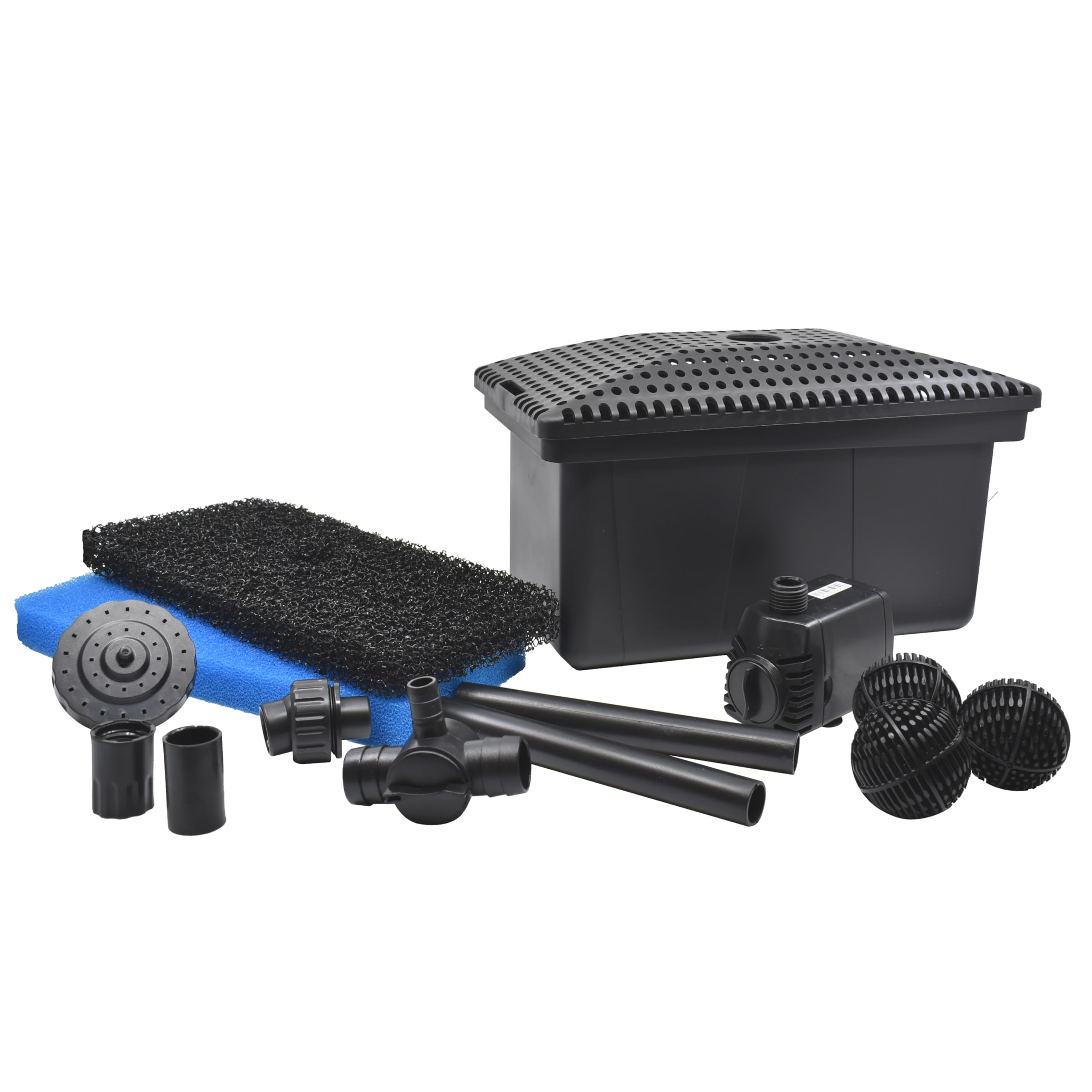 Pond Boss Medium Filter Kit with Pump - Efficient Water Filtration System for Ponds, Fountains & Water Gardens | Perfect for Outdoor Decoration & Aquatic Life Care