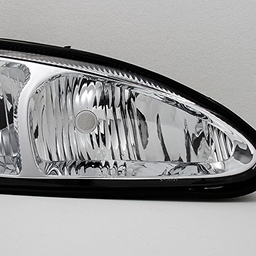 AKKON Replacement Headlights Pair for 2004-2008 Pontiac Grand Prix - Left & Right Head Lamps Assembly - Perfect for Night Driving & Car Restoration Projects