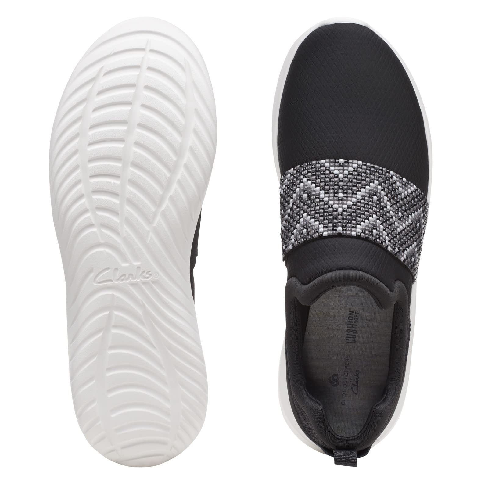 Clarks Women's Nova Way Sneaker - Comfortable Walking Shoes for Women, Lightweight Casual Sneakers with Cushioned Insoles | Perfect for Walking, Travel & Everyday Wear