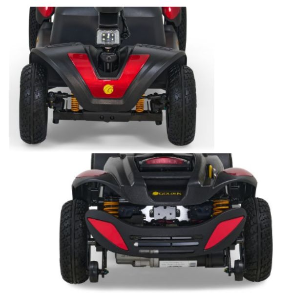 Golden Technologies Buzzaround LX 4 Wheel Mobility Scooter - Lightweight & Foldable Electric Scooter for Adults & Seniors - Perfect for Shopping, Travel & Outdoor Activities