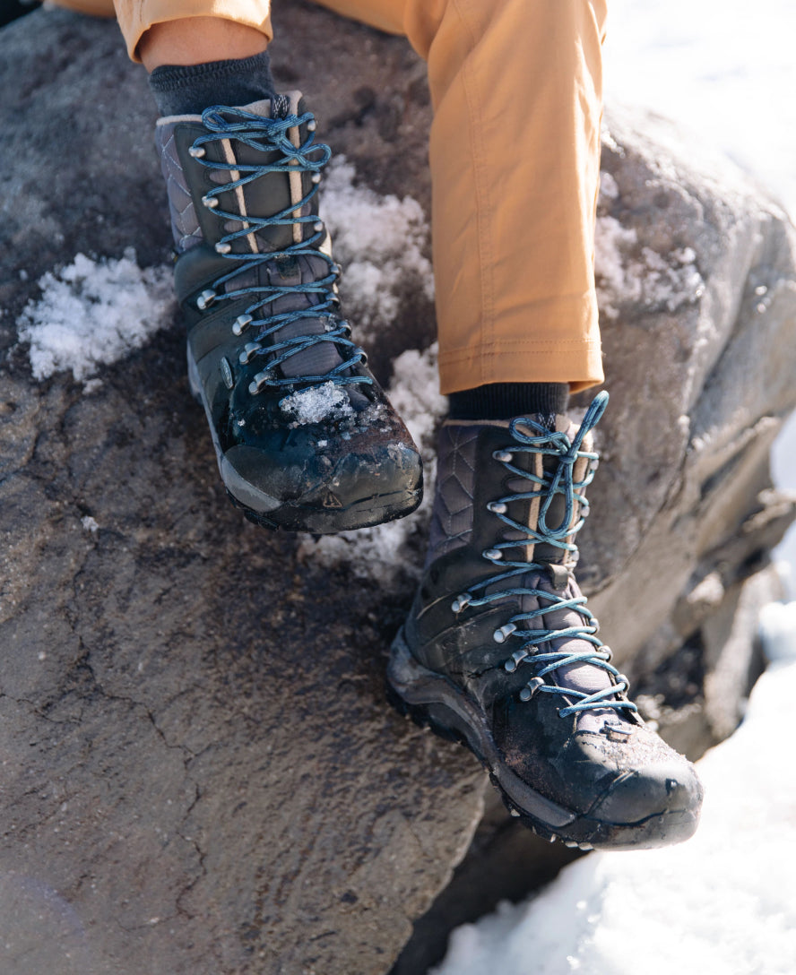 Women's Revel IV High Polar Waterproof Winter Boots - Steel Grey/Orchid Petal | Insulated Snow Boots for Hiking, Walking & Cold Weather Outdoor Activities