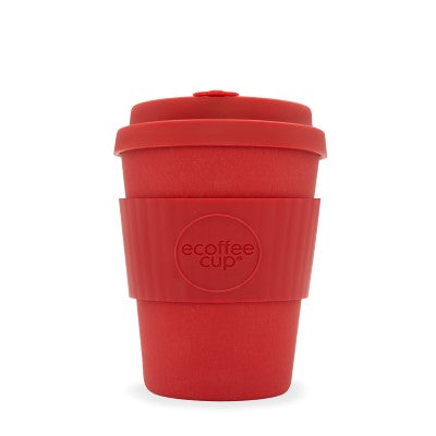 Red Dawn Eco-Friendly Reusable Coffee Cup - Insulated Travel Mug for Hot & Cold Drinks, Perfect for Office, Commuting, and Outdoor Activities