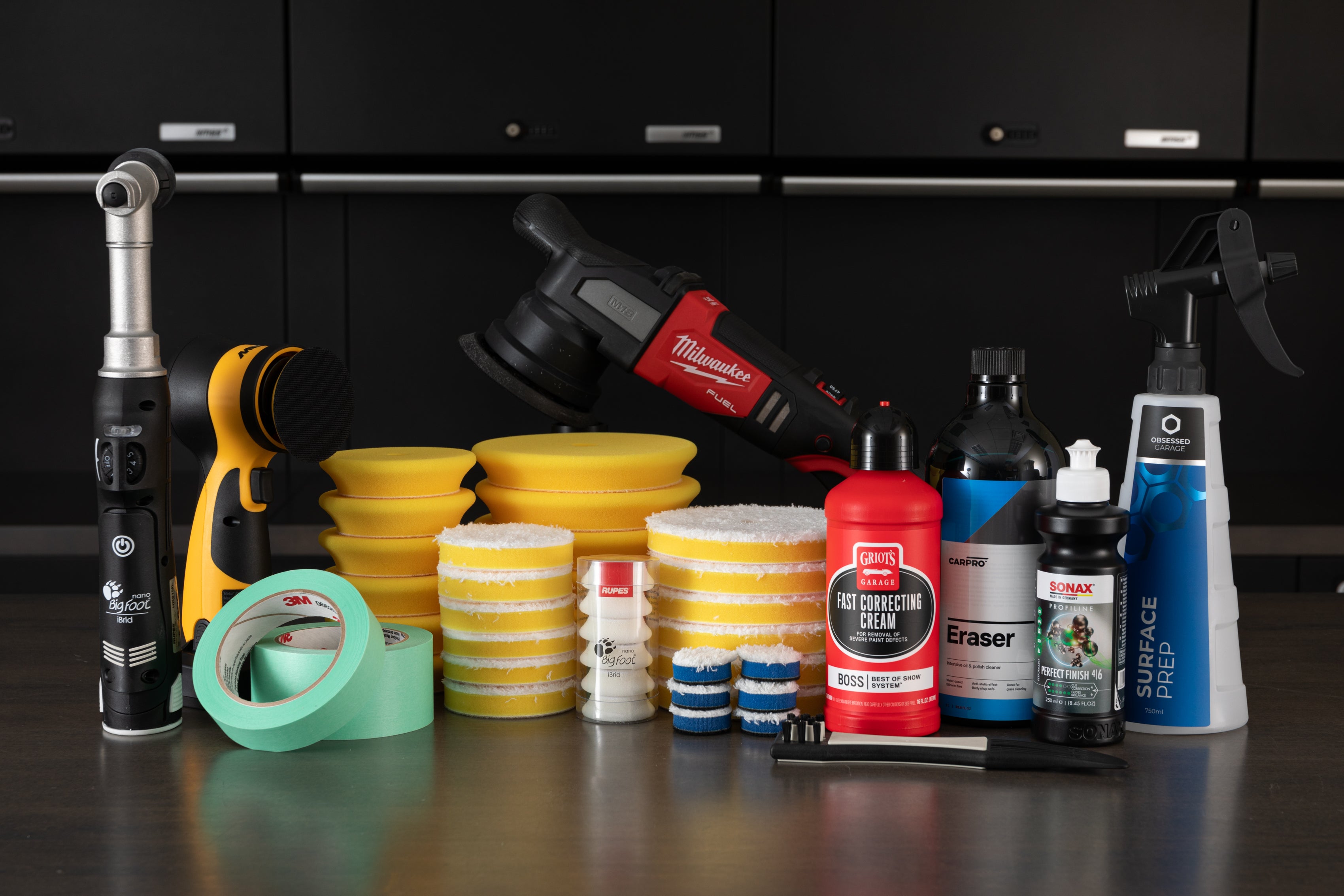 Premium Car Polishing Kit - Professional Auto Detailing & Paint Correction Set for Shine & Protection - Perfect for Car Enthusiasts & DIY Detailing at Home