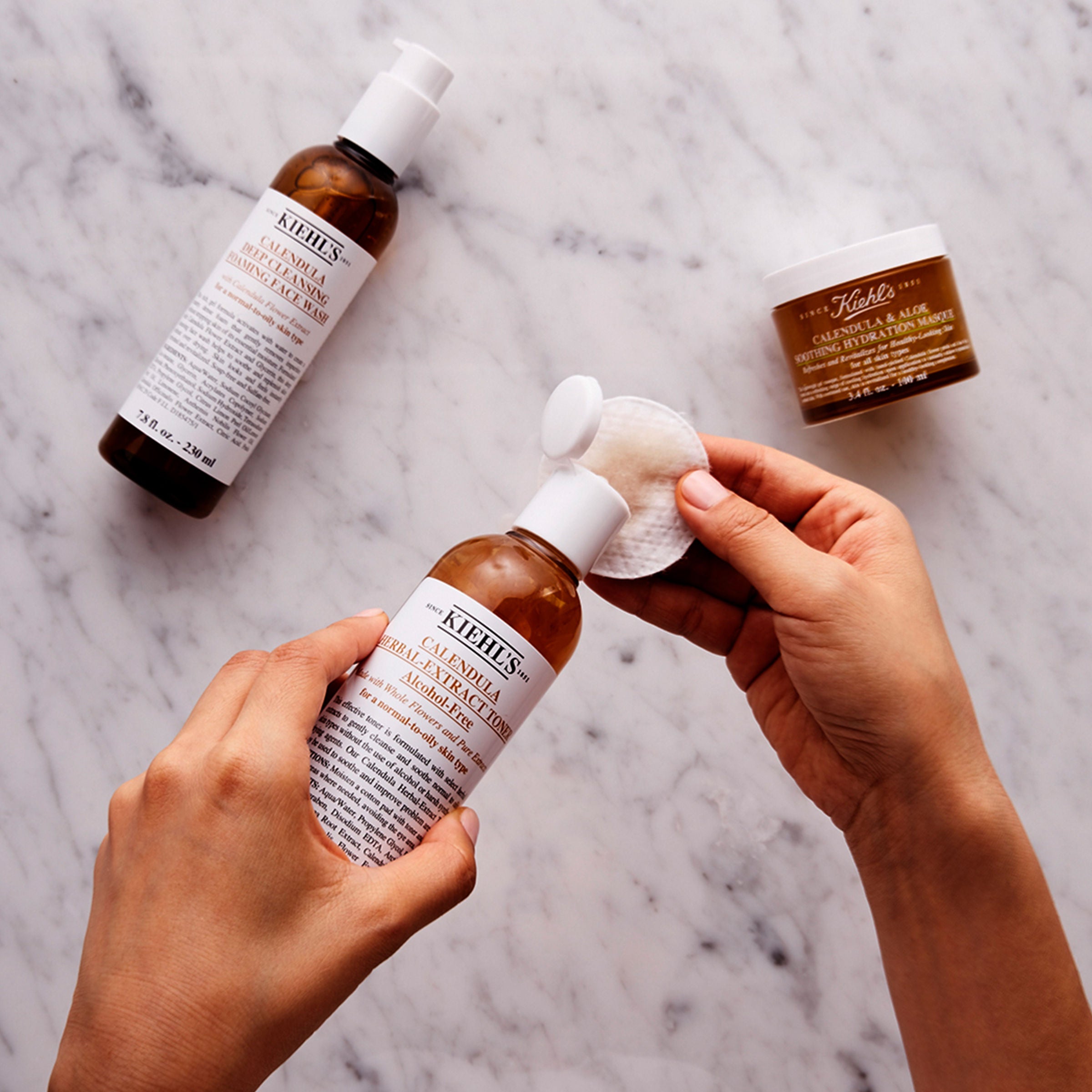 Calendula Herbal Extract Alcohol-Free Toner for Face - Soothing & Hydrating Skincare for Sensitive Skin | Perfect for Daily Use & Post-Sun Care