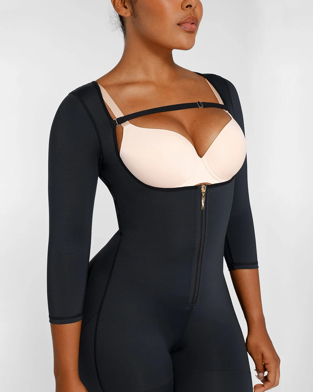 AirSlim® Open Bust Butt Lifting Bodysuit - Shapewear for Women, Tummy Control & Booty Enhancement | Perfect for Dresses, Jeans & Special Occasions