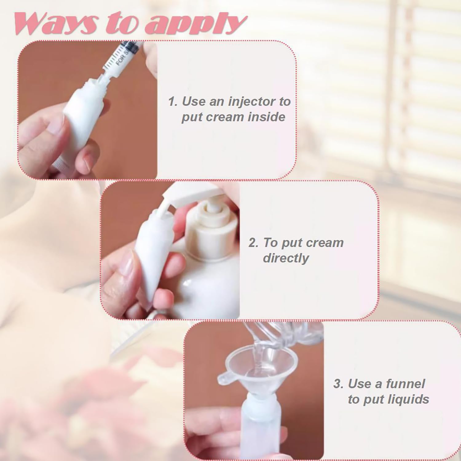 40Pcs 15ML Clear Refillable Lip Gloss Tubes - Soft Squeeze Empty Cosmetic Containers for DIY Lip Balm, Makeup & Travel Toiletries - Perfect for Home Beauty Kits, Salon Use & On-the-Go Touch Ups