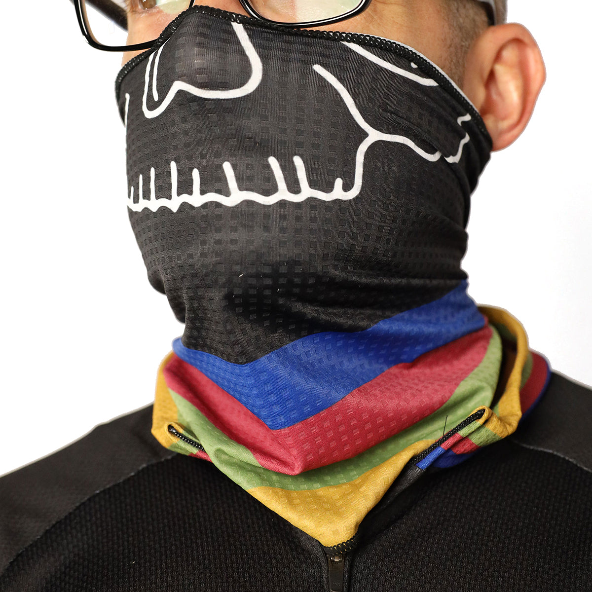 Skeletour Neck Gaiter - UPF 50+ Sun Protection, Breathable & Lightweight for Outdoor Activities - Hiking, Cycling, Running, and Winter Sports