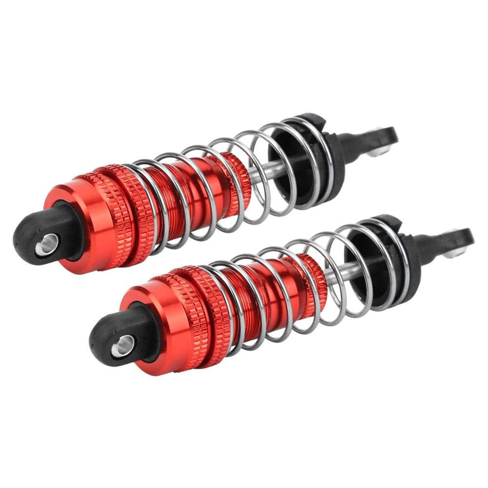 Durable Metal RC Car Shock Absorber - Lightweight & Sturdy Shock Damper for 1/14 Scale RC Crawler Models (Red) | Perfect for Off-Road Racing, Rock Crawling & RC Car Upgrades
