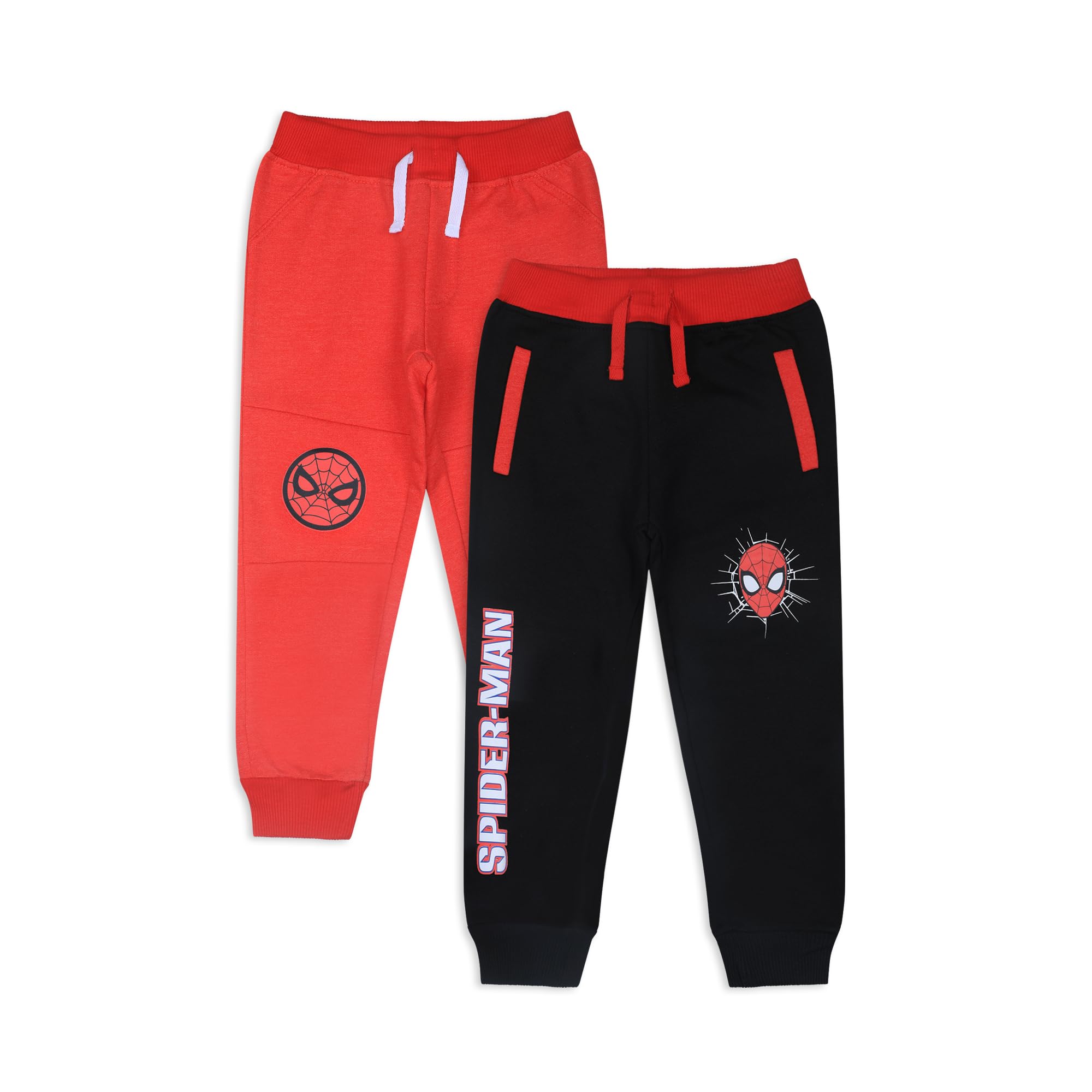 Marvel Spider-Man Boys 2-Pack Pajama Pants for Toddlers & Kids | Soft Cotton Sleepwear for Bedtime & Playtime | Superhero Costume & Lounge Wear
