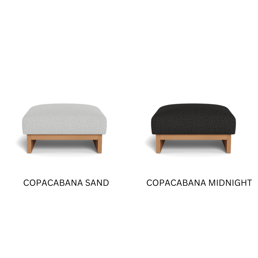 **Catalina Outdoor Ottoman - Waterproof & Weather-Resistant Patio Furniture with Storage - Perfect for Garden, Deck, and Poolside Relaxation**