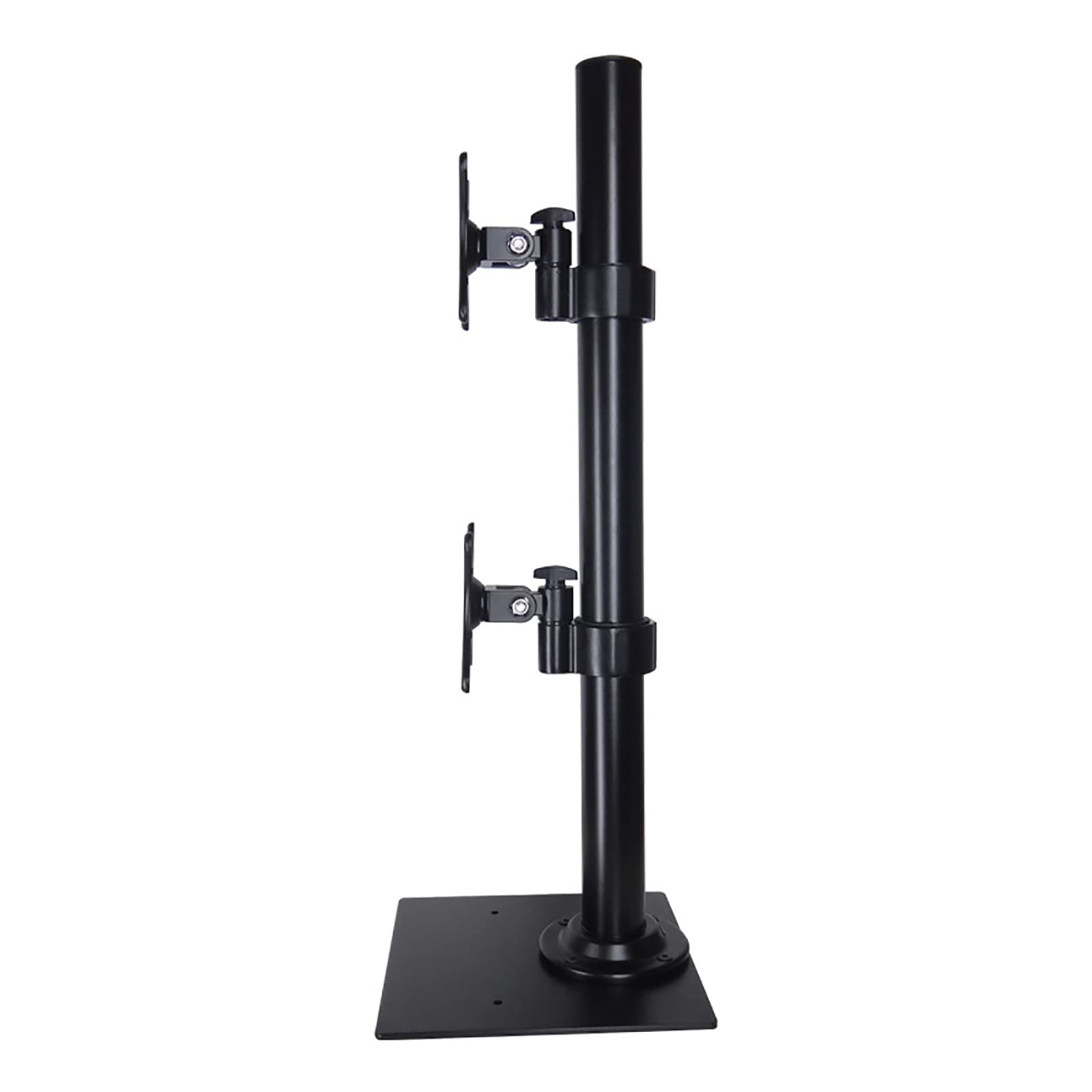 YIHANSS Universal TV Stand & Dual Monitor Stand - Free Standing Desk Mount with Base for 14 to 27 Inch LCD Computer Monitors - VESA 75x75 or 100x100 mm - Perfect for Home Office, Gaming Setup & Workspace Organization