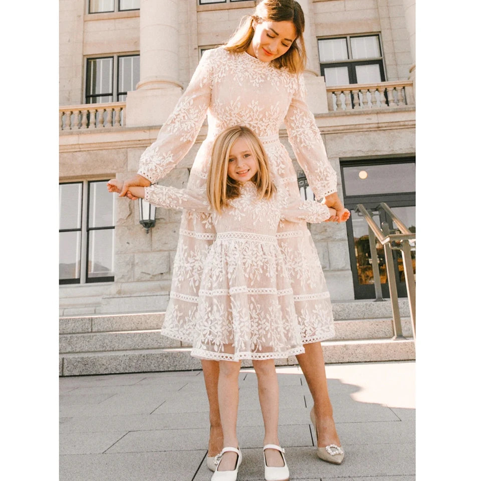 Simply Us Mom & Me Matching Dresses - Mother Daughter Outfits for Family Photos, Holidays & Special Occasions