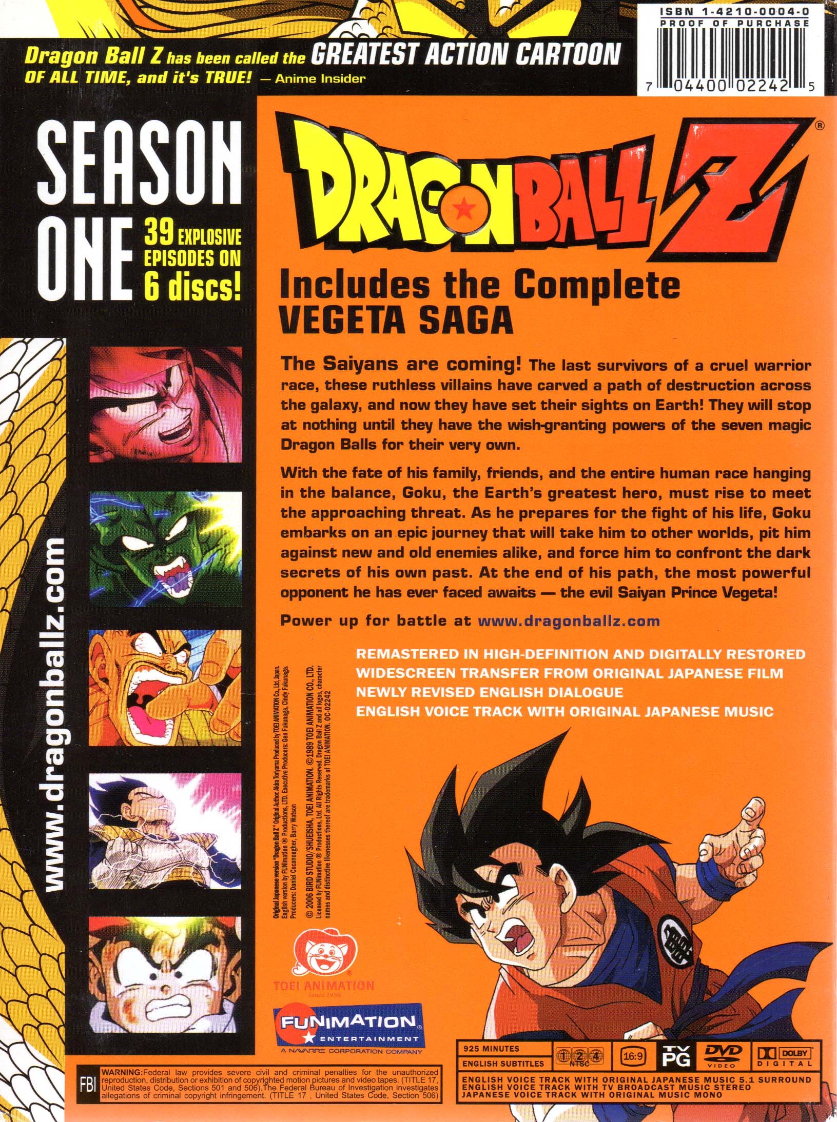 Dragon Ball Z Complete Seasons 1-9 DVD Box Set - Anime Action Series for Collectors & Fans | Perfect for Binge-Watching & Gift Giving