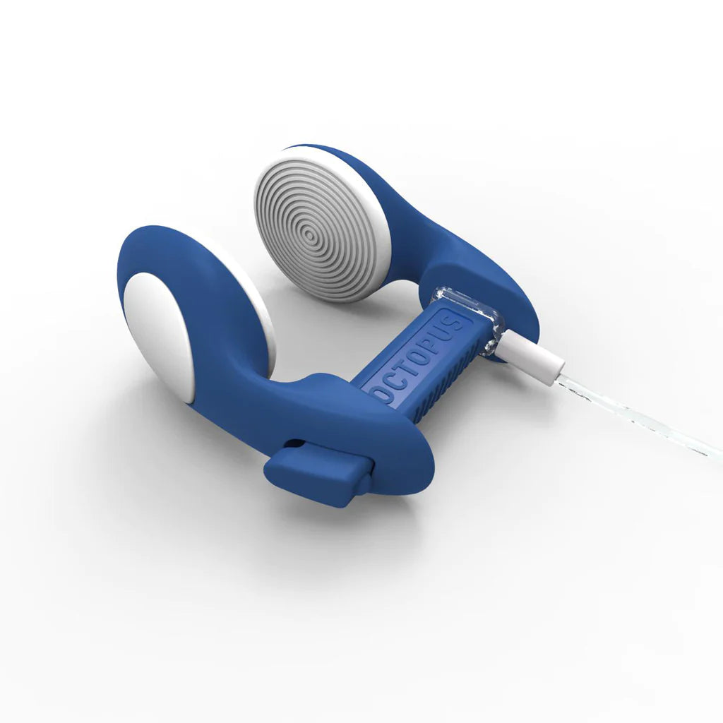 Octopus Freediving Nose Clip - Classic Night Blue for Scuba Diving, Snorkeling & Underwater Photography | Comfortable Anti-Leak Design