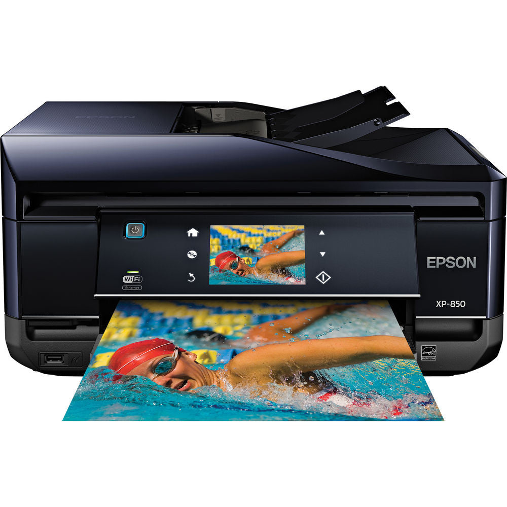 Epson Expression Photo XP-850 All-in-One Wireless Color Printer for Home & Office - High-Quality Photo Printing, Scanning, Copying & Faxing | Perfect for Crafting, Small Business & Family Use