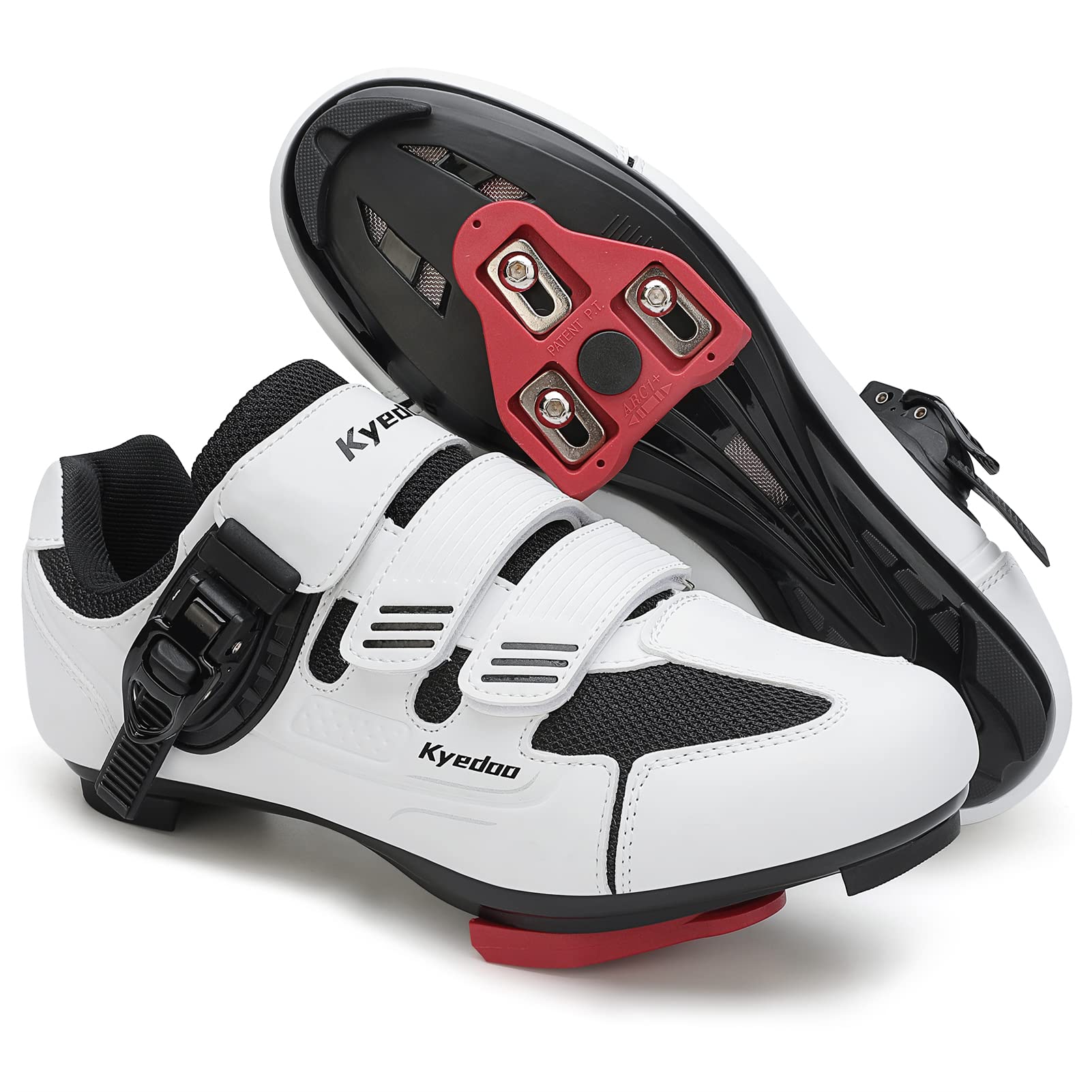 Unisex Cycling Shoes Compatible with Peloton Bike - Indoor/Outdoor Clip-in Road Bike Shoes with Delta Cleats for Men & Women - Perfect for Spinning Classes, Gym Workouts and Road Cycling