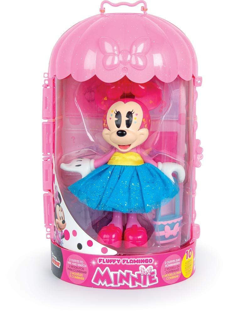 IMC Toys Minnie Fashionista Kawaii Flamingo Doll - Unique Collectible Toy for Girls (185944) | Perfect Gift for Birthday, Disney Fans & Kawaii Lovers