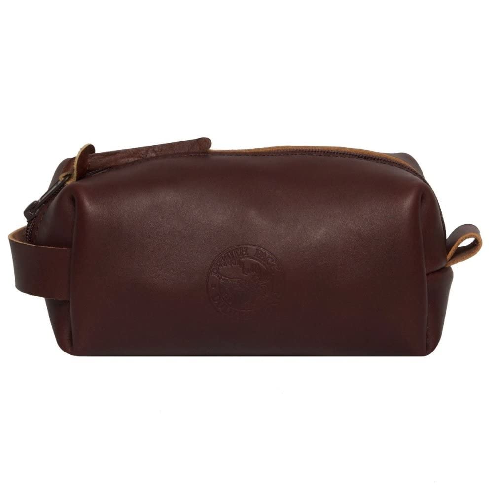 Premium Leather Travel Kit Bag for Men & Women - Durable Toiletry Organizer with Multiple Pockets - Perfect for Vacation, Business Trips & Gym Essentials