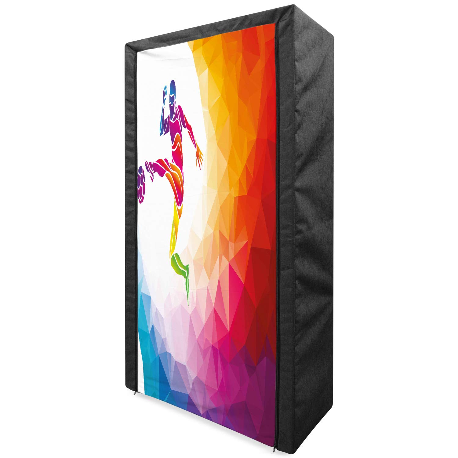 Ambesonne Portable Fabric Wardrobe for Teens - 33.5