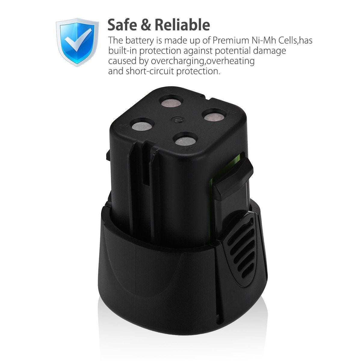 4.8V 3000mAh Replacement Battery for Dremel 7300 N/8 7300 PT - Compatible with Cordless Rotary Tools for DIY Projects & Home Repairs