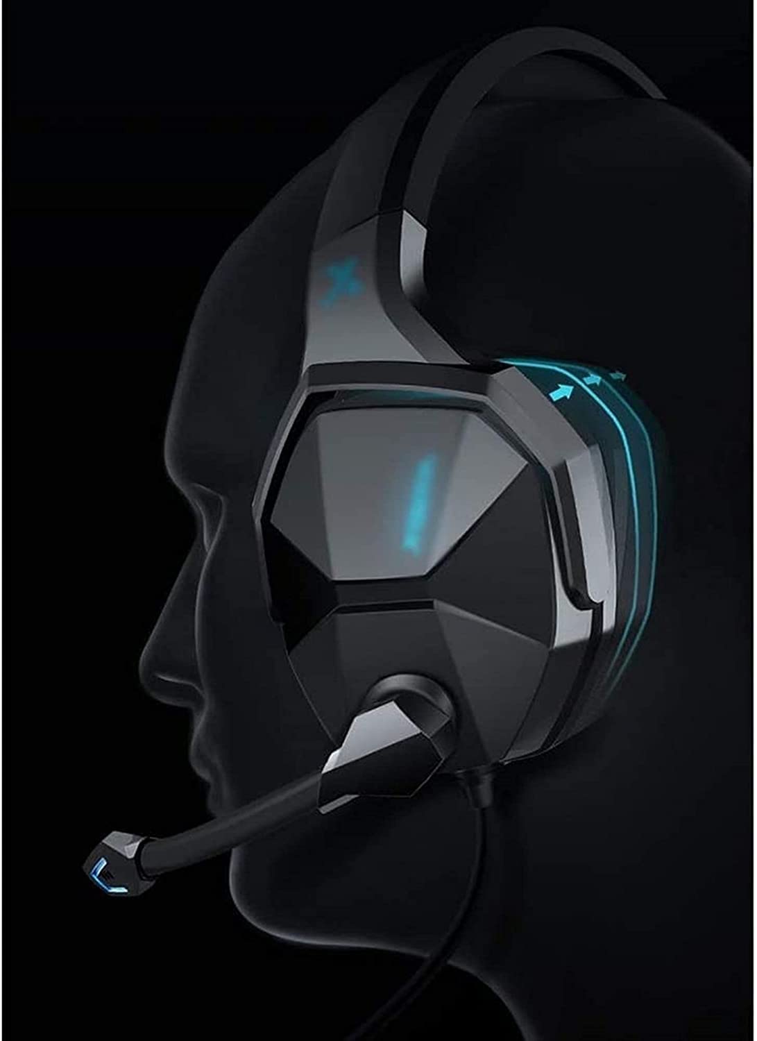 Best USB Gaming Headphones with Over-Ear Design, Surround Sound & Wired Mic for PC Gamers - Perfect for Competitive Gaming & Streaming