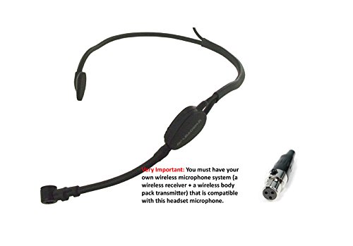 AVL620 Professional Water Resistant Headset Microphone for AKG Wireless Systems - Perfect for Aerobic, Yoga Classes & Fitness Instructors | Durable Sweatproof Mic for Gym, Dance & Outdoor Activities