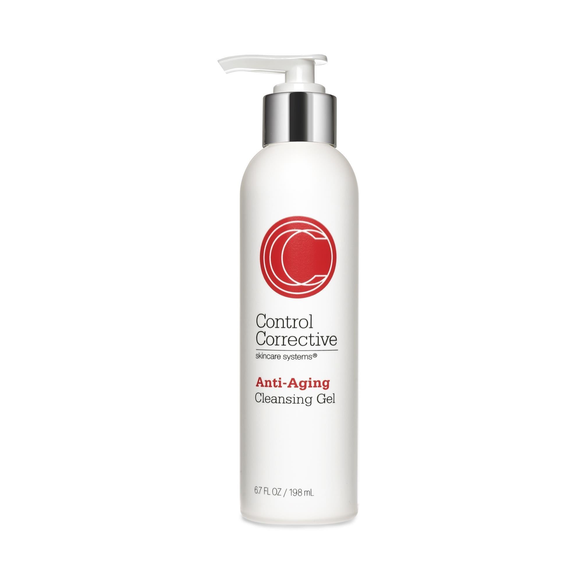 Control Corrective Anti-Aging Cleansing Gel - Gentle Face Wash for Wrinkles & Fine Lines - Perfect for Daily Skincare Routine & Nighttime Use