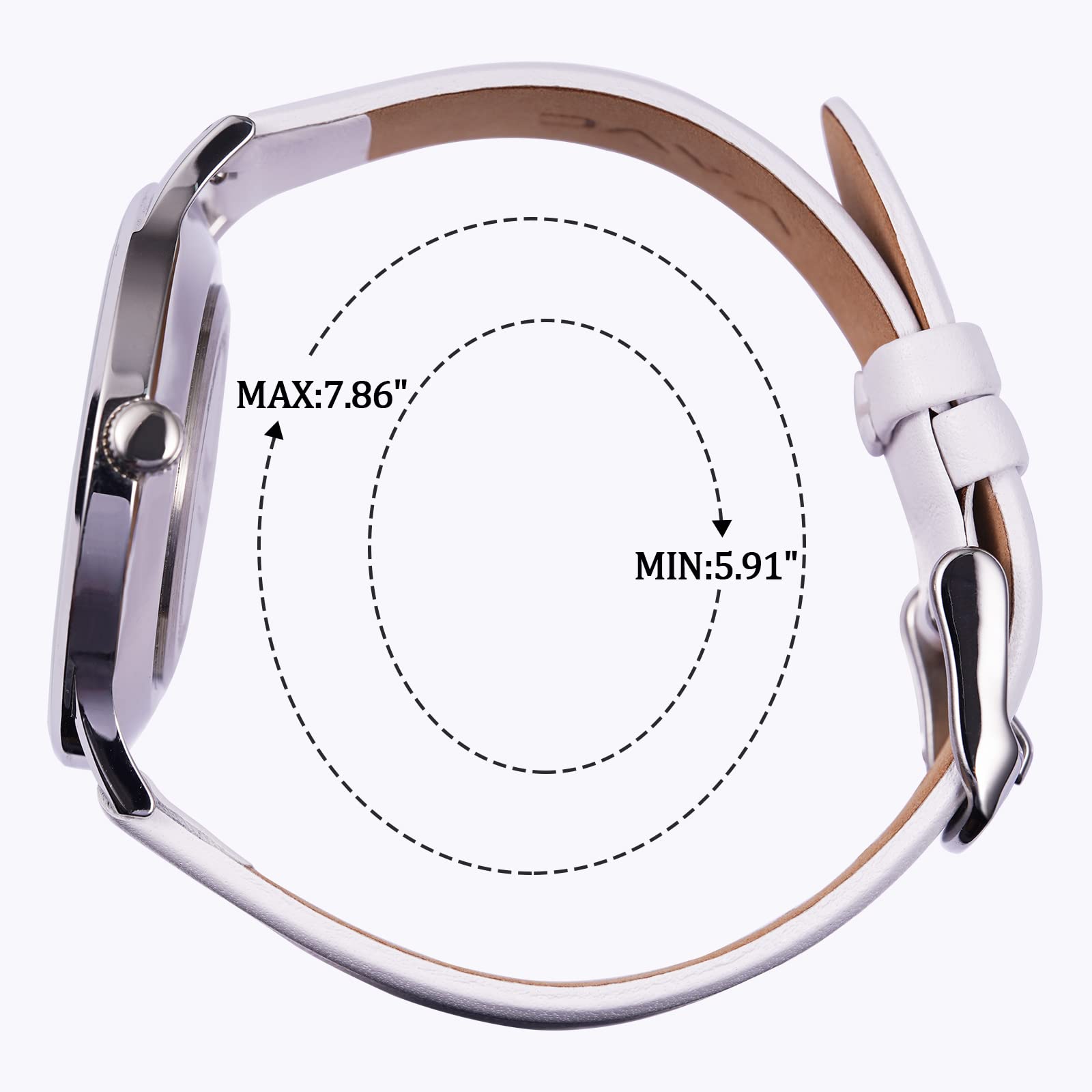 Nurse Watch for Medical Professionals & Students - Easy to Read 24-Hour Dial with Second Hand - Perfect for Doctors, Nurses & Healthcare Workers in Hospitals & Clinics