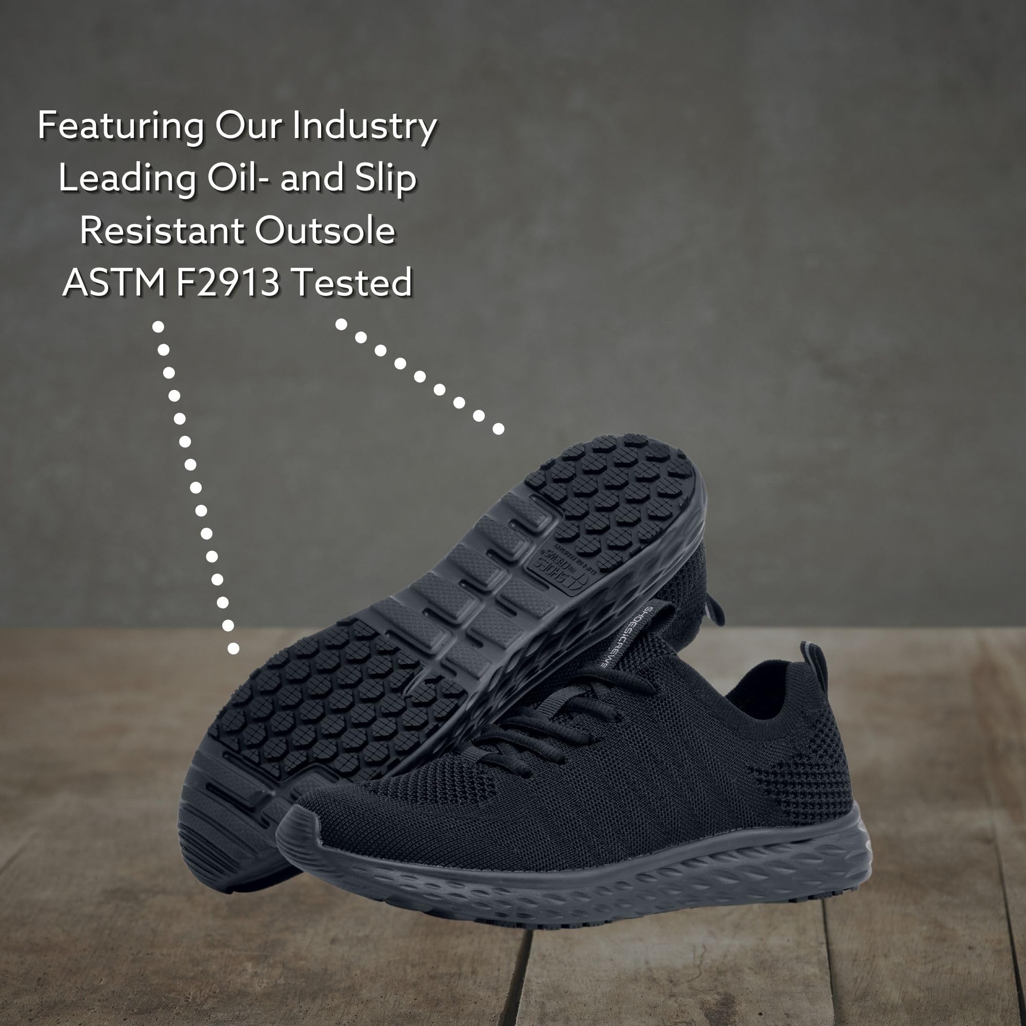 Everlight Women's Non-Slip Work Shoes - Slip Resistant Sneakers for Nurses, Food Service & Walking - Water Resistant Safety Shoes for Women (Perfect for Healthcare Workers, Restaurant Staff & Active Professionals)