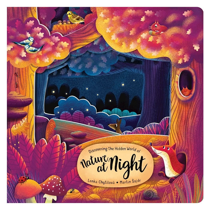 Exploring the Hidden World of Nature at Night - Educational Board Book for Kids | Perfect for Bedtime Stories & Early Learning